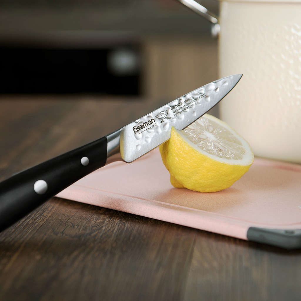 Овощной нож Fissman HATTORI 10 см hammered (2533)