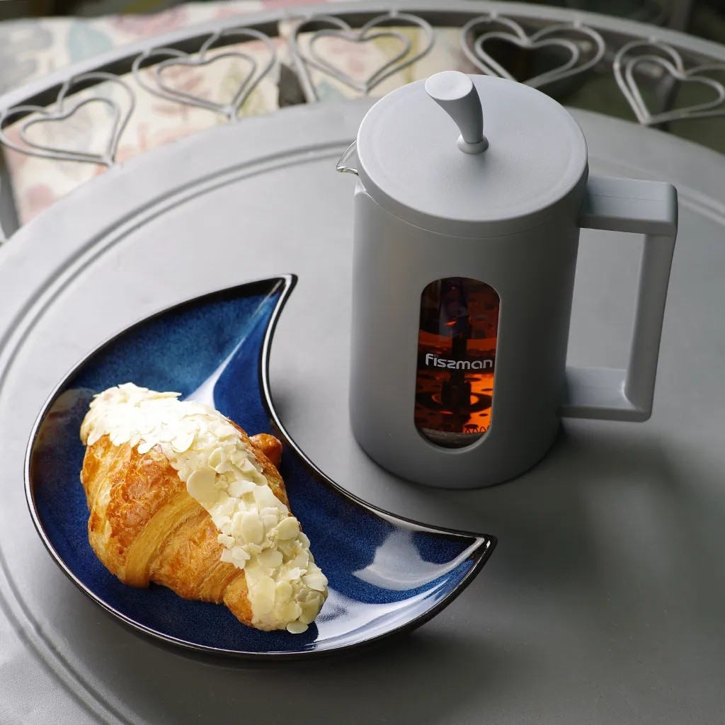 Заварочный чайник с поршнем Fissman MAROCCHINO 800 мл стеклянная колба (9087)