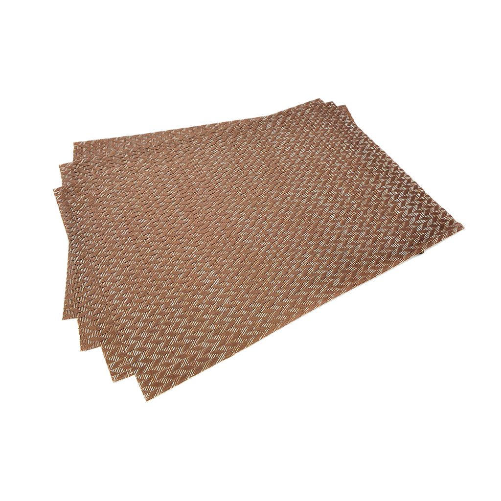 Комплект из 4 прямоугольных сервировочных ковриков Fissman для обеденного стола 45х30 см (0647)