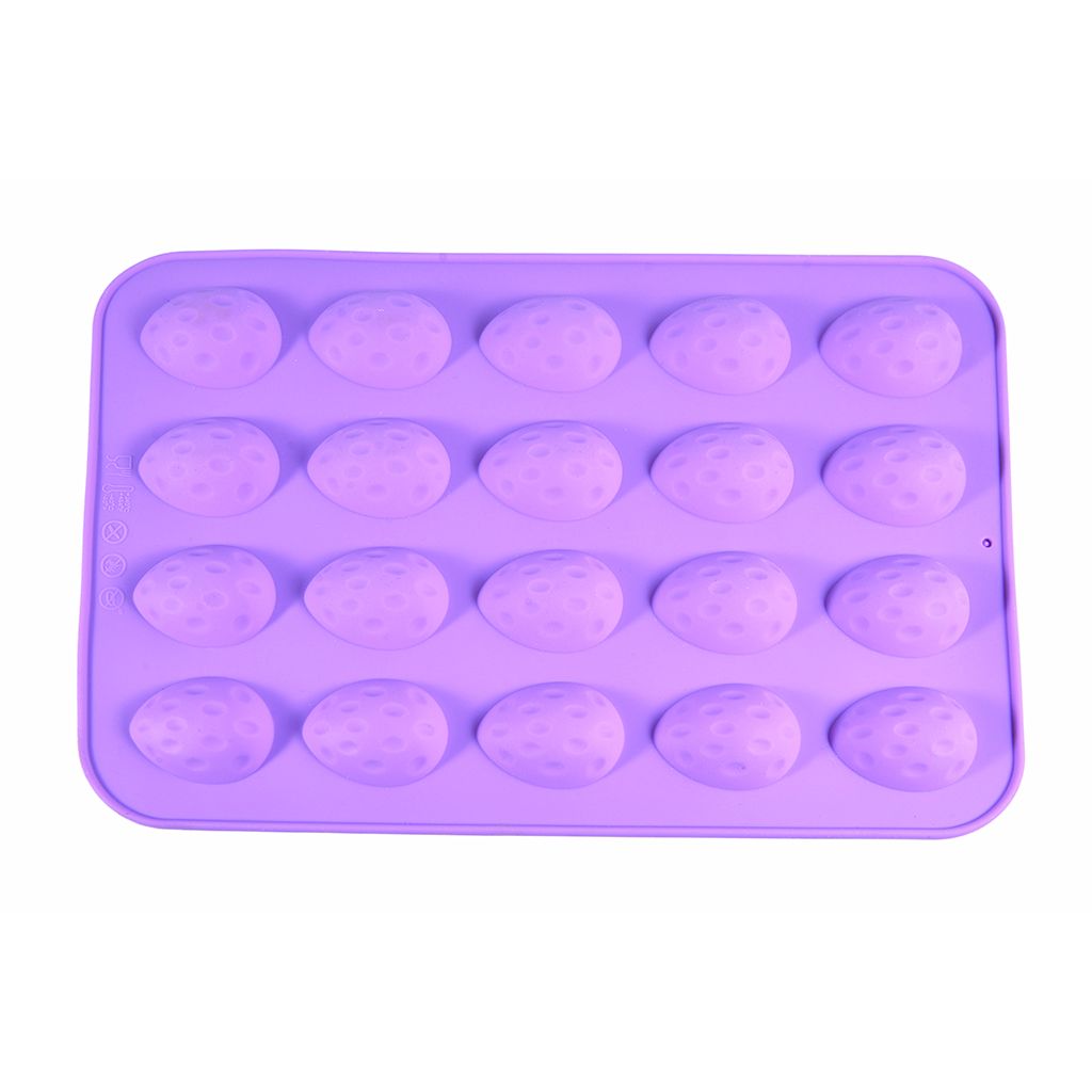 Форма для льоду і шоколаду Fissman 20 осередків Перепелині яйця 28x19x1,2 см (6554)
