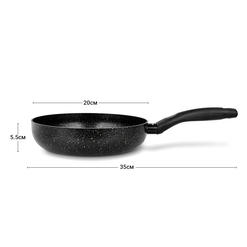 Глубокая сковородка Fissman PROMO 20x5,5 см (14996)