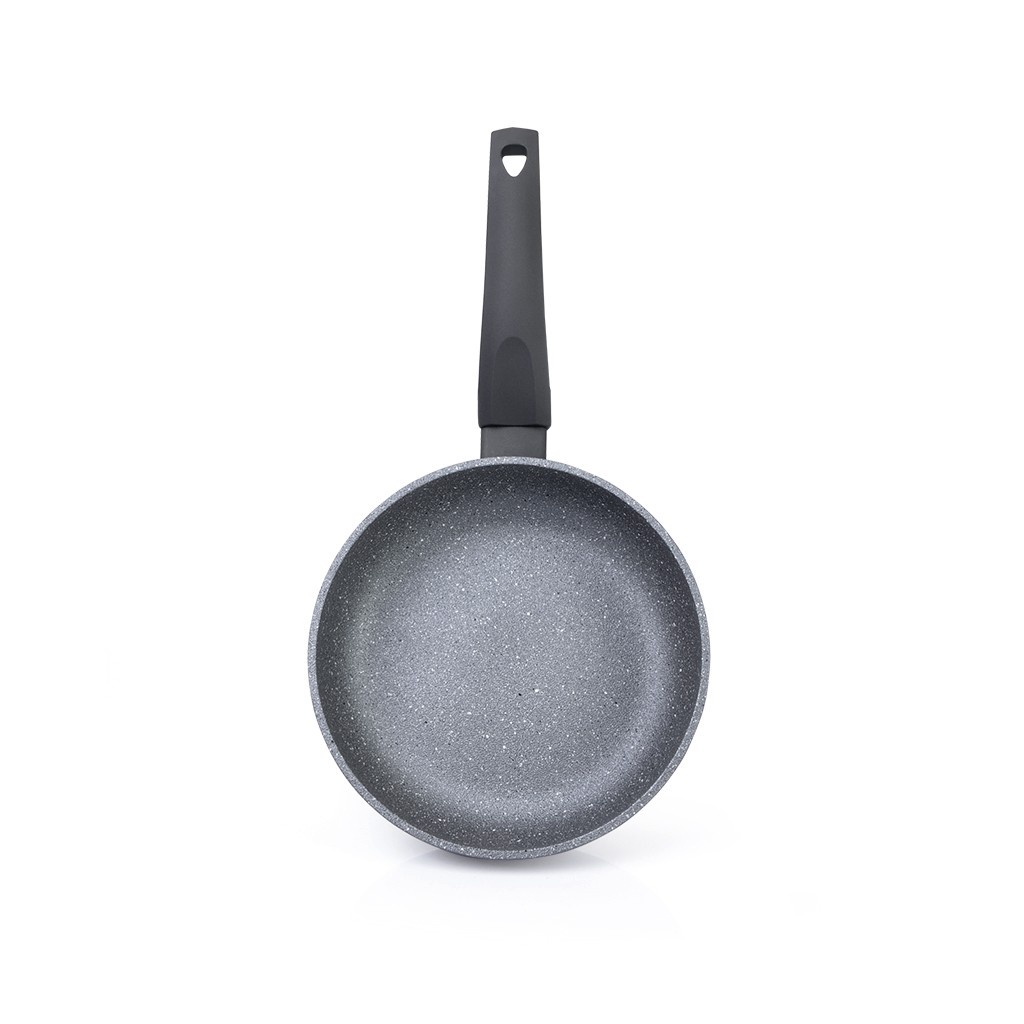 Глубокая сковородка для жарки Fissman GREY STONE 20x5,5 см (4972)