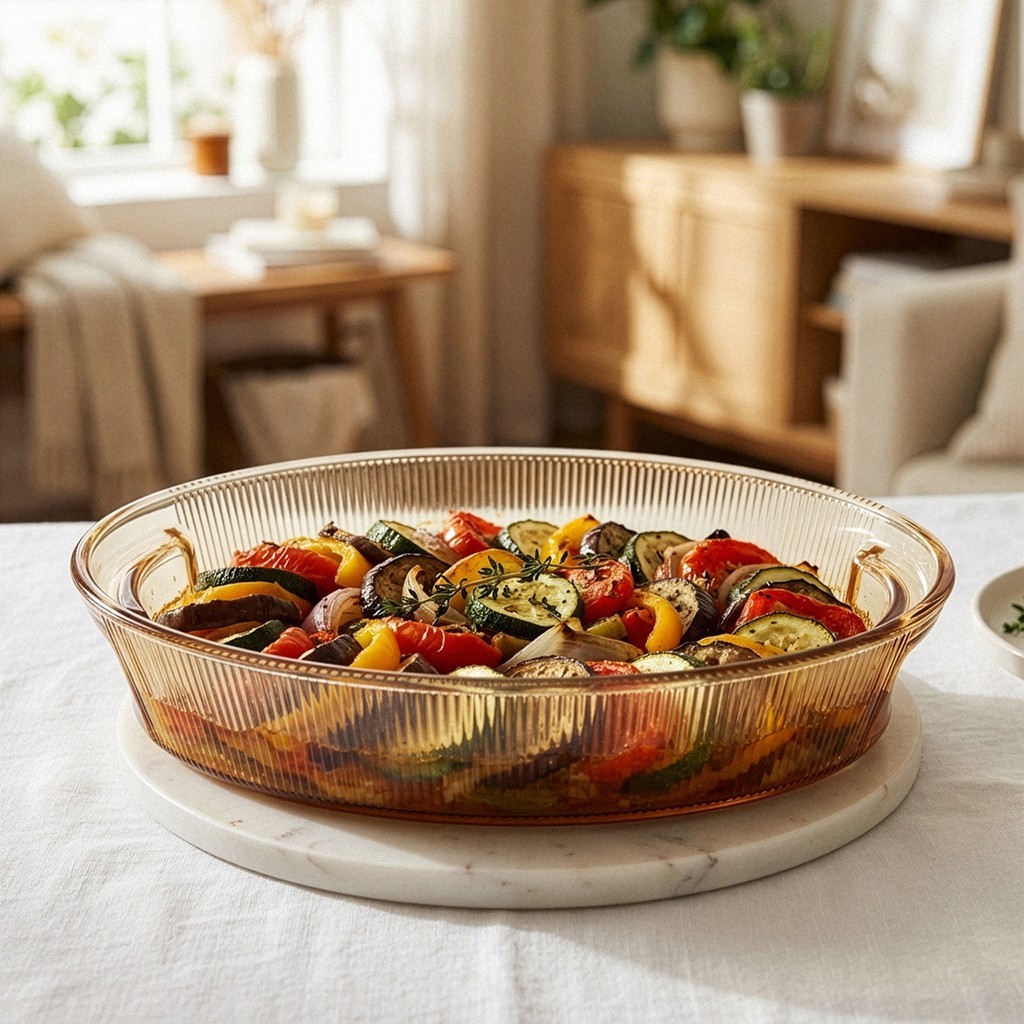 Овальна форма для запікання Fissman 33,2x23,6x6,5 см боросилікатне скло (16132)