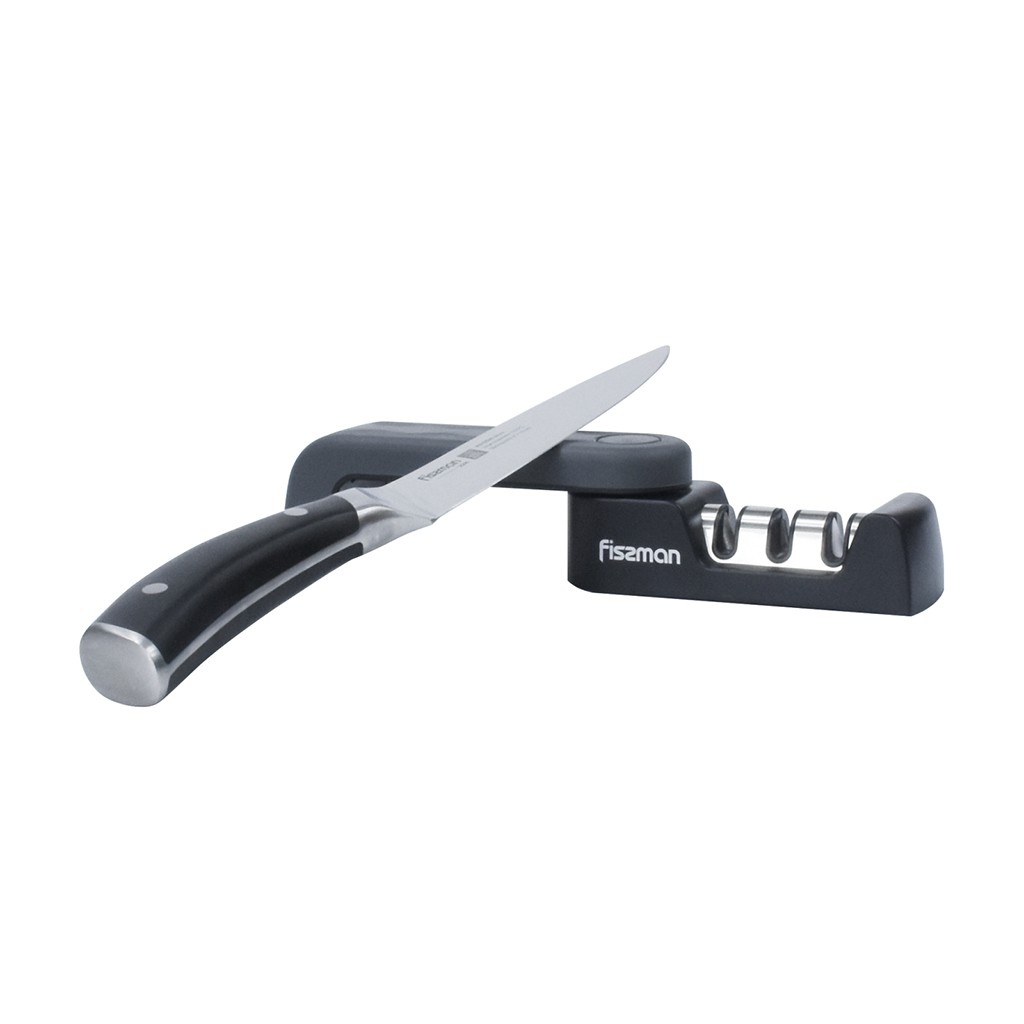 Сложное точилка для ножей Fissman 14x4x4.5 см Трехшаговый заточка (2802)