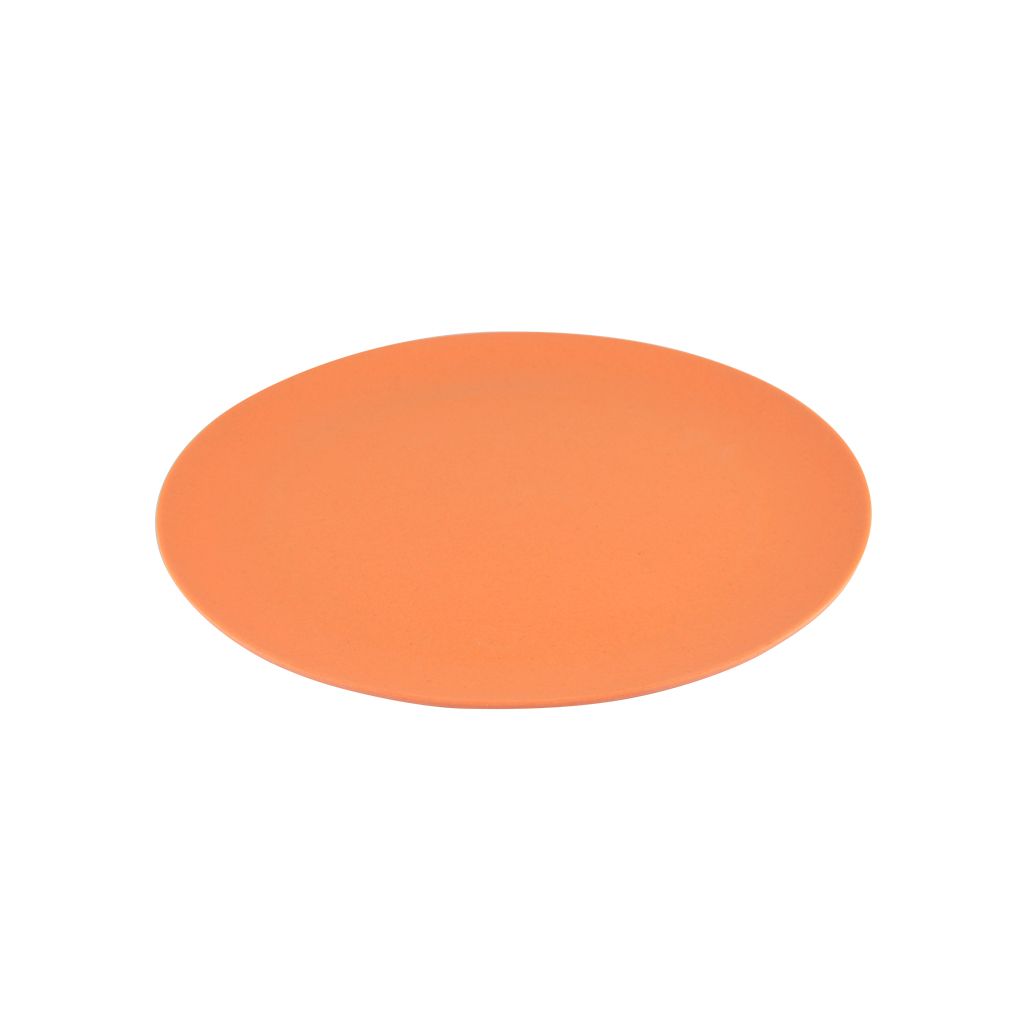 Тарелка плоская Fissman 25x1,4 см оранжевый (8993)