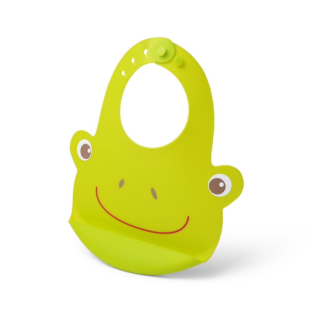 Детский нагрудник Fissman лягушонок большой 29x23 см (9531)