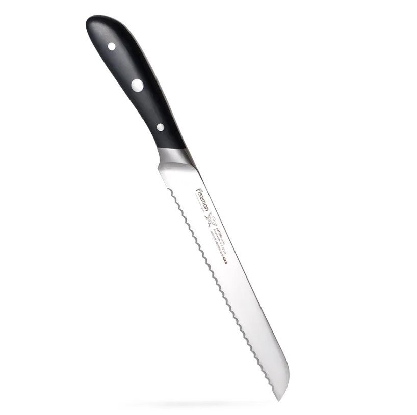 Нож для хлеба Fissman HATTORI 20 см 420J2 сталь (2535)
