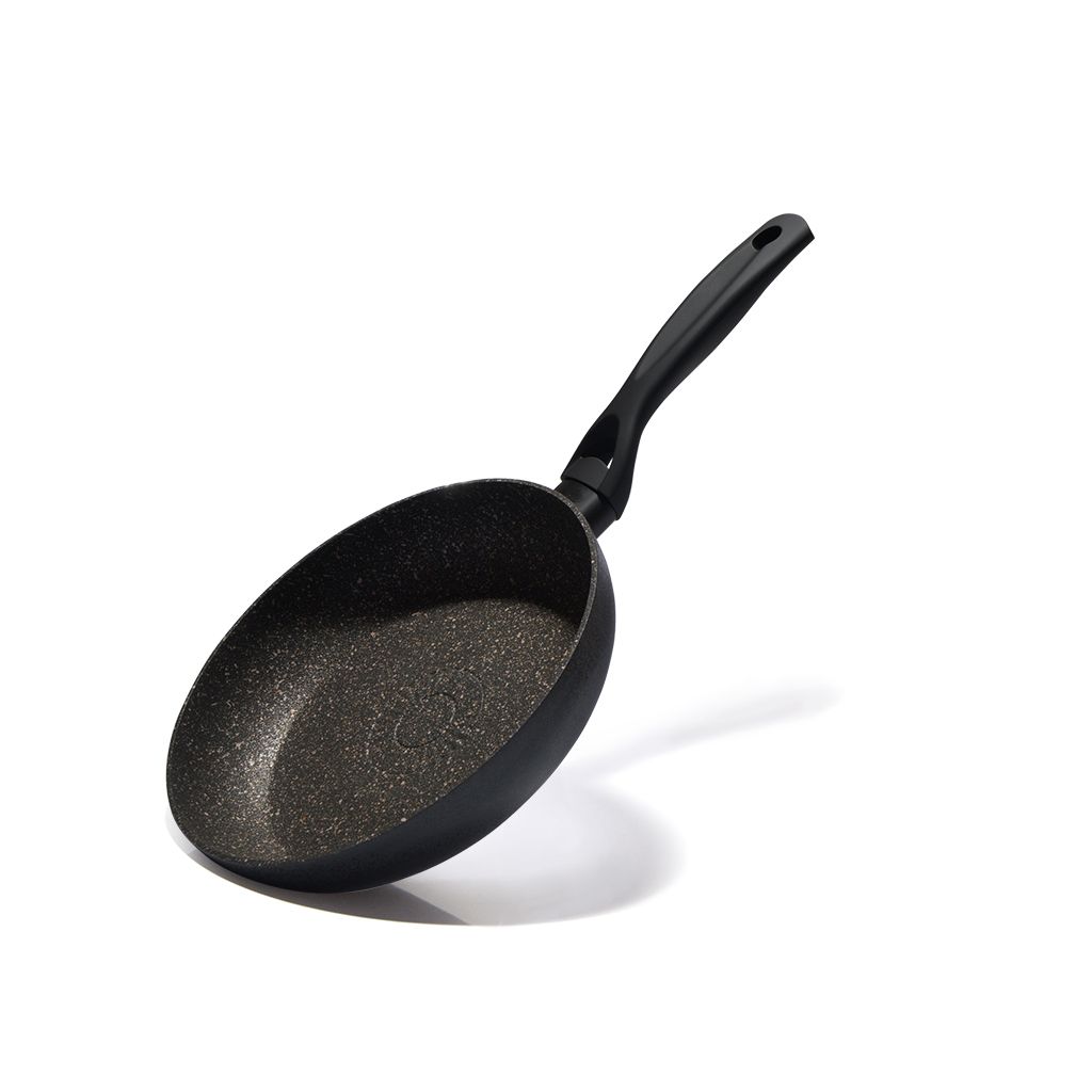 Сковорідка для смаження Fissman BLACK ONYX 24x5,4 см з індукційним дном (4338)
