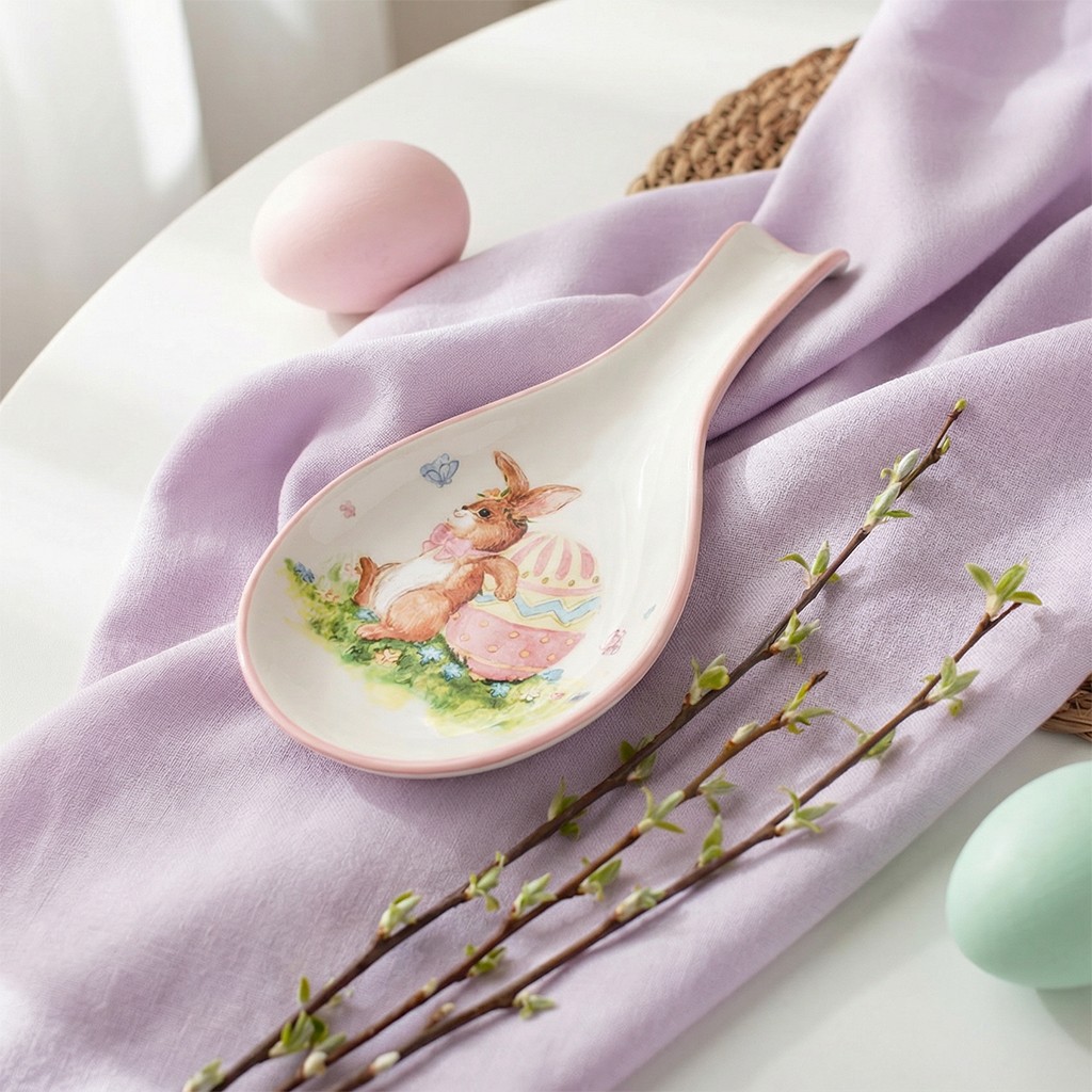 Підставка під ложку Fissman HAPPY EASTER 27х12 см доломіт (0444)