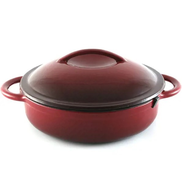 Низька кастрюля Fissman MIRACLE 24x6, 5 см / 3 л (4055)