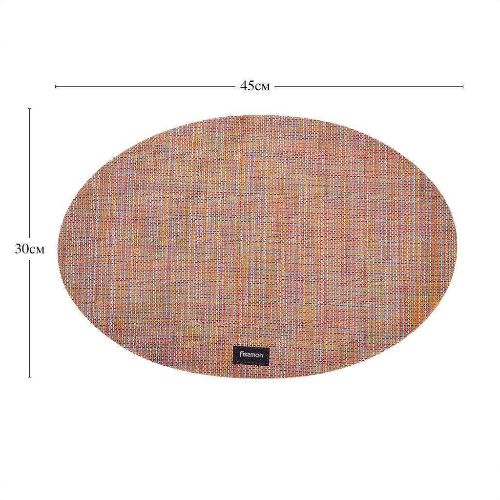 Овальный сервировочный коврик Fissman 45х30 см (0686)
