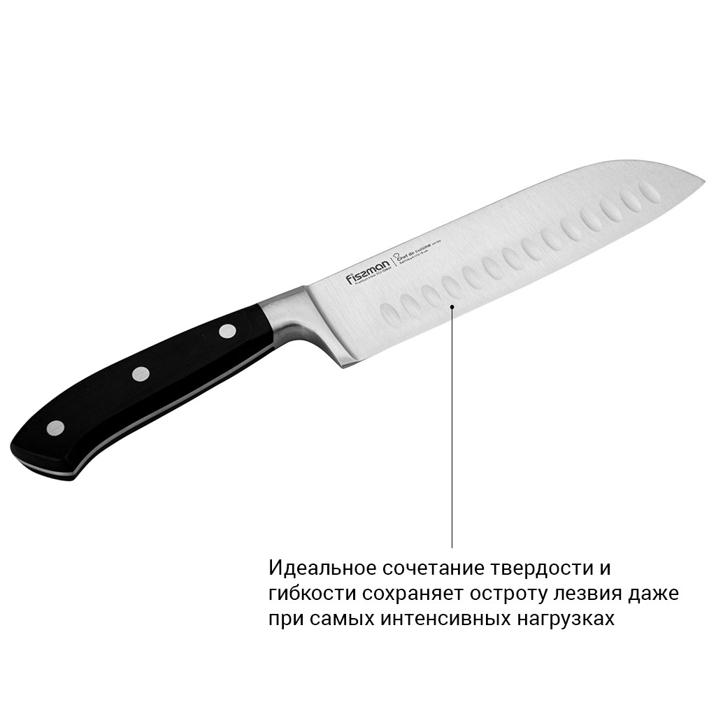 Нож сантоку Fissman CHEF DE CUISINE 18 см (2394)