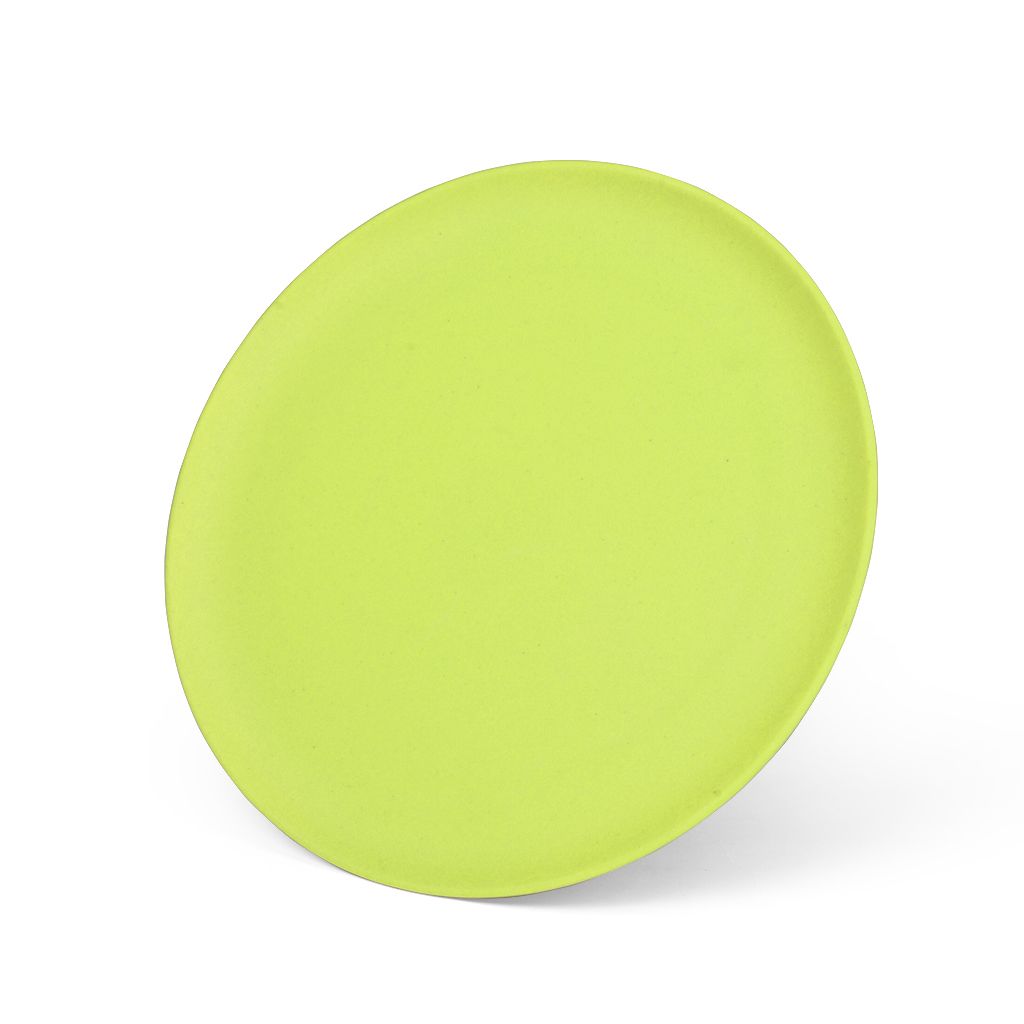 Тарелка плоская Fissman 25x1,4 см зеленый (8979)