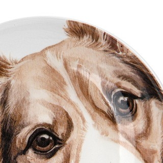 Тарелка Fissman DOGS 10 см фарфор (16074)