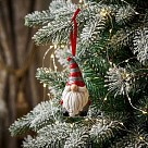 Новорічна ялинкова іграшка Fissman 4х3,5 см доломіт (0417)