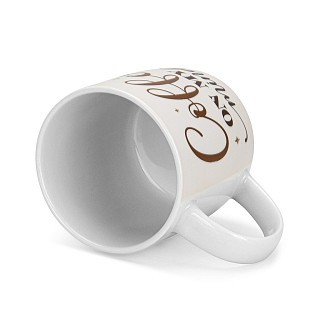 Набір з 2-х кухлів Fissman 310 мл COFFEE ON MY MIND порцеляна (3713)