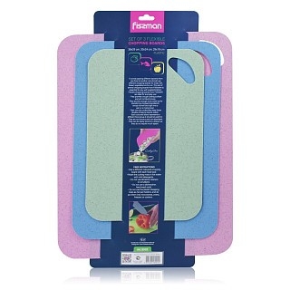 Набір обробних дощок Fissman 38х29 см; 33х24 см; 29х19 см 3 гнучкі дошки (8002)