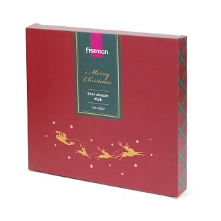 Блюдо в форме звезды Fissman 28,5х27 см доломит (0367)