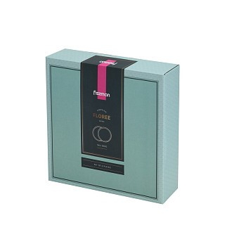 Набір з 2-х тарілок Fissman 27 см FLOREE порцеляна (3660)