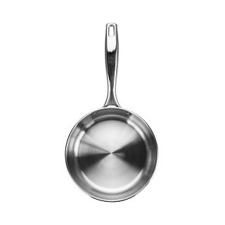 Ковш Fissman ABSOLUTE PRO 18x9 см/2,2 л со стеклянной крышкой нержавеющая сталь (5545)