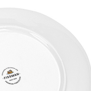 Тарелка Fissman BON APPETIT 22,4x20,3x2,5 см фарфор (13027)