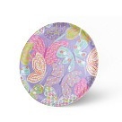 Тарілка плоска Fissman FLOWER 25x1,4 см (9482)