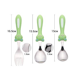 Набір столових приборів Fissman ЖАБКА 3 предмета (3562) Набір столових приборів Fissman ЖАБКА 3 предмета (3562)