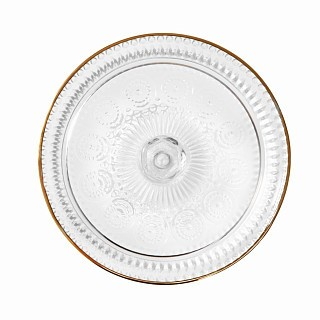 Тортівниця Fissman 18х11,7 см скло (19105)