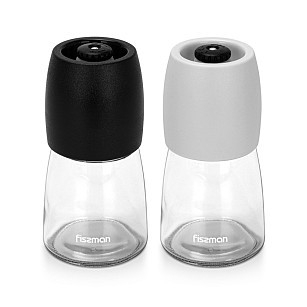 Набір млинів для солі та перцю Fissman 2х130 мл керамічний механізм (8080)
