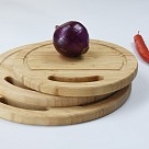 Обробна дошка кругла Fissman 25x25x1,9см (8777)