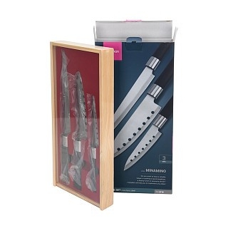 Набор ножей Fissman 3 примет MINAMINO 420J2 сталь (2710)