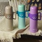 Термос для чая и кофе Fissman 350 мл серый (9632)