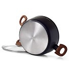 Каструля з кришкою Fissman VESUVIO STONE 20x8,5 см на 2,3 л (4245)