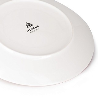 Набір Fissman з 4-х тарілок 20 см фарфор (14058)