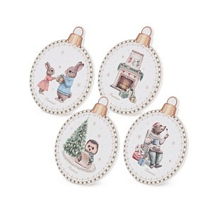 Набір з 4-х підставок Fissman 10 см доломіт (0159)