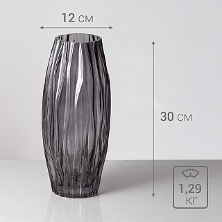Ваза Fissman 30 см скло (13516)