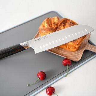 Ніж сантоку Fissman FUJIWARA 18 см сталь AUS-6 (2817)