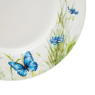 Кружка Fissman RABBIT 200 мл с блюдцем фарфора (13726)