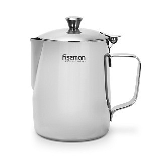 Молочник 600 мл с крышкой Fissman нержавеющая сталь (5249) Молочник 600 мл с крышкой Fissman нержавеющая сталь (5249)