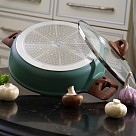 Сотейник Fissman FIRENZE 28x7,2 см 3,8 л зі скляною кришкою (14280)