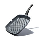 Квадратна сковорідка-гриль Fissman GREY STONE 28x4,3 см (4978)