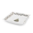 Блюдо Fissman CHRISTMAS квадратне 22х22 см порцеляна (14020)