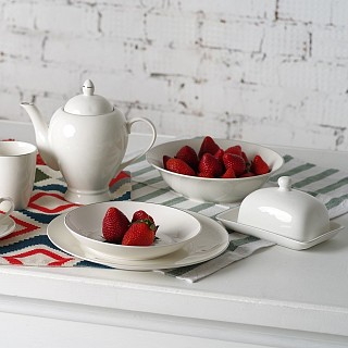 Тарілка глибока Fissman ALEKSA 20 см порцеляна (3898)