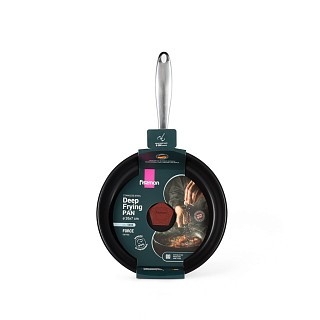 Сковорода Fissman FORCE 26x7 см с индукционным антипригарным дном алюминий (5466)