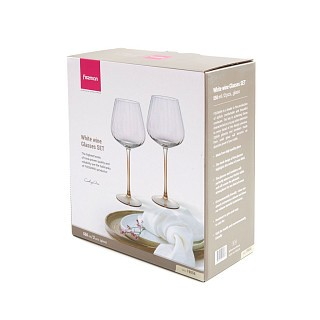 Набор из 2-х бокалов Fissman для белого вина 330 мл (19056)