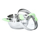 Каструля Fissman CHARLOTTE 18x9см / 2л зі скляною кришкою (5500)