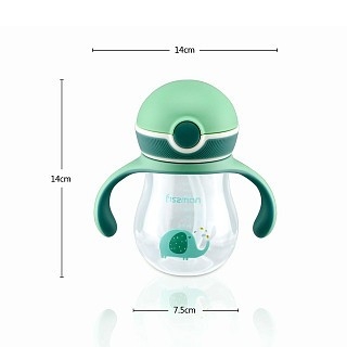 Бутылка для воды Fissman 60 мл с трубочкой (6906)