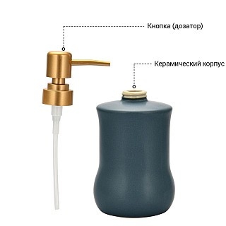 Дозатор жидкого мыла Fissman 300 мл, стакан 400 мл и мыльница в наборе (9510) Дозатор жидкого мыла Fissman 300 мл, стакан 400 мл и мыльница в наборе (9510)