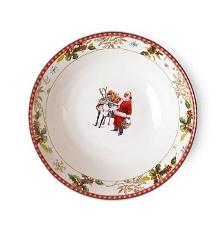 Салатник Fissman CHRISTMAS 18,2 см фарфор (13784) Салатник Fissman CHRISTMAS 18,2 см фарфор (13784)