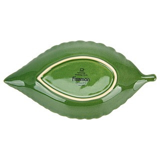 Блюдо Fissman глибоке GREEN 31x16x4,2 см кераміка (6193)